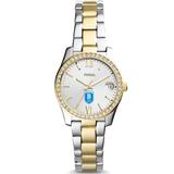 Women's Fossil Silver/Gold Bentley Falcons Scarlette Mini Two-Tone Stainless Steel Watch