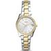 Women's Fossil Silver/Gold Columbia University Scarlette Mini Two-Tone Stainless Steel Watch
