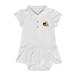 Girls Infant Garb White Loyola Chicago Ramblers Caroline Cap Sleeve Polo Dress