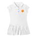 Girls Toddler Garb White Clemson Tigers Caroline Cap Sleeve Polo Dress