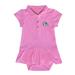 Girls Infant Garb Pink Gonzaga Bulldogs Caroline Cap Sleeve Polo Dress