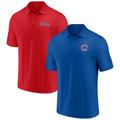 Men's Fanatics Branded Royal/Red Chicago Cubs Dueling Logos Polo Combo Set