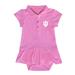 Girls Infant Garb Pink Indiana Hoosiers Caroline Cap Sleeve Polo Dress