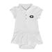 Girls Infant Garb White Georgia Bulldogs Caroline Cap Sleeve Polo Dress