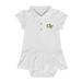 Girls Infant Garb White Georgia Tech Yellow Jackets Caroline Cap Sleeve Polo Dress