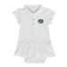 Girls Infant Garb White Ohio Bobcats Caroline Cap Sleeve Polo Dress
