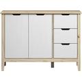 Kommode INTER-FURN "Latera" Sideboards Gr. B/H/T: 110 cm x 79 cm x 39 cm, 3, weiß (weiß lackiert) Kommode