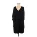 Forever 21 Contemporary Casual Dress - Popover: Black Dresses - Women's Size Medium