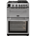 Rangemaster Professional Plus 60 PROPL60NGFSS/C Freestanding Gas Cooker with Full Width Electric Grill - Stainless Steel / Chrome - A+/A Rated