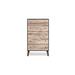 Millwood Pines Aggappera 5 - Drawer Dresser Wood in Gray/Brown | 50.68 H x 29.88 W x 18.88 D in | Wayfair DB575CEABFD940AB8BB88EBD4FDD3411