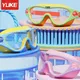 Lunettes de natation HD étanches et anti-buée pour enfants lunettes de plongée pour garçons et