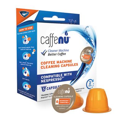 Caffe Nu Coffee Machine Cleaning Capsules 5 X 3G