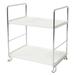 Metal Freestanding Stackable Organizer Shelf Bathroom Countertop Storage Shelf Cosmetic Organizer Holder Kitchen Spice Rack 2-Tier Standing Rack