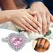 KIHOUT Clearance Ladies Fashion Love Diamond Fashion Creative Heart-Shaped Female Ring Jewelry
