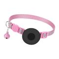 Cat Choker Small Dogs Choker 8.66-13.8 inch with D Rings Buckle Adjustable with Bell Pets Choker Kitten Choker for Kitten Puppy Cats Pink