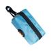 Bluethy Waste Bag Dispenser Zipper Closure Compact Size Waterproof Large Capacity Hook Design Carry Easily Oxford Portable Dog Poop Trash Bags Dispenser Gadget Dog Supplies