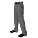 Alleson Athletic 1345360 Alleson Youth Baseball Pant with Braid Gray & Dark Green - Medium