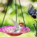 SDJMa Bird Feeders for Outdoors Hanging Bird Feeder Hanger Hanging Bird Bath Humming Bird Feeder Bird Baths for Outdoors Bird Bath Bowl by Bathth