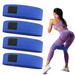 4pcs squat resistance band buttock abuse ring buttock ring squat buttock training ring elastic band indoor training - blue