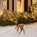 RKSTN Lighted Christmas Deer Glittering Deer with Strip Lights for Outdoor Patio Decoration Artificial Pre-lit Christmas Decorative Deer LED Lights Lightning Deals of Today on Clearance