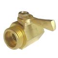 Pipe Copper Connector Watering Pipe Fittings 3/4-Inch Brass Hose Connector Cut-off Prcatical Watering Device for