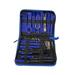 39Pcs Car Removal Tool Car Repair Tool with Storage Bag Precision Upholstery Repair Pry Pry Tool Set for Stereo Door Panel Blue