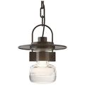 Mason 10.6"H Oil Rubbed Bronze Outdoor Ceiling Fixture w/ Clear Glass