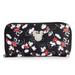 Disney Bags | Mickey & Minnie Zip Around Wallet By Disney & Red Mickey Keychain *2 Piece Set* | Color: Black/Red | Size: Os