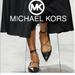 Michael Kors Shoes | Michael Kors | Nwt Lace Up Tabby Flats Pointed Toe Leather Shoes Sz 8.5 Or 39 | Color: Black | Size: 8.5