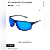 Nike Accessories | New Nike Adrenaline Sunglasses | Color: Blue/Gray | Size: Os