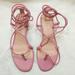 J. Crew Shoes | J.Crew Pink Heeled Strappy Sandals | Color: Pink | Size: 6