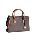 Michael Kors handbag for women Sheila satchel medium, Brown