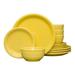 Fiesta 12 Piece Coupe Bistro Dinnerware Set in Orange | Wayfair 1499320