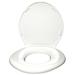 Big John Standard Closed Front Raised Toilet Seat w/ Cover, Nylon | 4 H x 19 W x 20 D in | Wayfair 6-W