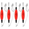Kit de flotteurs pour poisson-chat lot de 2 pièces avec émerillons de pêche crochet barbelé à bec