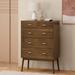 George Oliver Johnnia 8 Drawer 31.5" W Chest Wood in Brown | 45.5 H x 31.5 W x 16.75 D in | Wayfair A7CF7C7CDFEC430686377CF2960F17BA