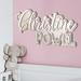 Red Barrel Studio® Personalized Name Sign Wall Décor, Wood in White | 22 H x 36 W x 0.5 D in | Wayfair A38924F3438F45E084921A9FF4E45F80