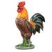 August Grove® Hand-Painted Realistic Farm Chicken Outdoor Statue Resin/Plastic in Brown | 9.75 H x 7.5 W x 3.5 D in | Wayfair