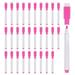 Uxcell Dry Erase Marker Pens Rose Red Ink Fine Point Low Odor Whiteboard with Eraser Cap 30 Pack