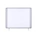 Weather Resistant Outdoor Magnetic Steel Dry-Erase Enclosed Board Cabinet 47 X 38.3 Aluminum Frame