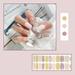 âœª 20Pcs Semi Cured Gel Nail Polish Strips Nail Decals Waterproof Gel Nail Wraps
