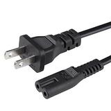 OMNIHIL AC Power Cord for Sony DSCW800/B 20.1 MP Digital Camera (Black)