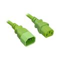 Nippon Labs 18 AWG Power Extension Cable IEC320 C13/C14 18AWG SJT 10A 250V Green 4 ft. Power Cord