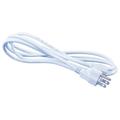 OMNIHIL (8FT) AC Power Cord for Alesis TransActive Wireless Portable Powered Bluetooth Speaker System - White