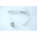 [UL Listed] OMNIHIL White 5 Feet Long AC Power Cord Compatible with SONY PLAYSTATION 3 (PS3) CECH-4301A