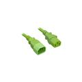 Nippon Labs 18 AWG Power Extension Cable IEC320 C13/C14 18AWG SJT 10A 250V Green 10 ft. Power Cord