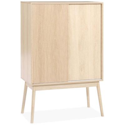 Kleiner Barschrank 80 cm - Holzfarben - Sweeek