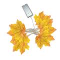 1PCS Thanksgiving Battery Box LED Maple Leaf Light String Indoor And Outdoor Decorative Light String Maple Leaf 2 Meters 10 Lights Lights String Lights Outdoor 25