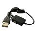 Lomubue USB Extension Cable 2 in 1 Universal High Speed Anti-interference Stable Signal USB Expansion Portable 1 Male to 2 USB Female Data Hub Power Adapter for Computer