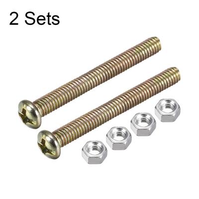 Screw, Nuts, Bolt Assortment Set Stainless Steel for CPU Water Cooling Block HeatSink Cooler 2 Sets